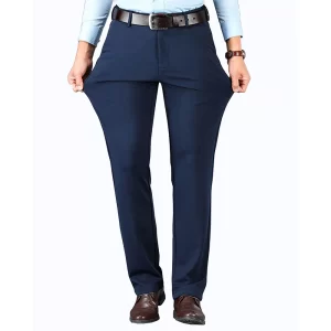 High Strecth Men's Formal Suit Breathe Freely Pants Slim Fit Solid Suit Trousers Business Man Pants For Wedding Party Groomsmen